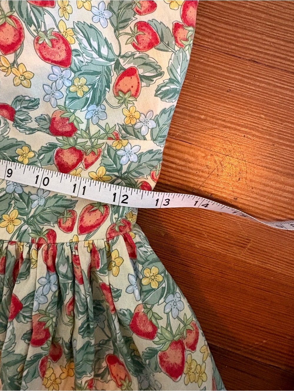Hearts and Found Strawberry Print Halter Dress - Picture 6 of 7